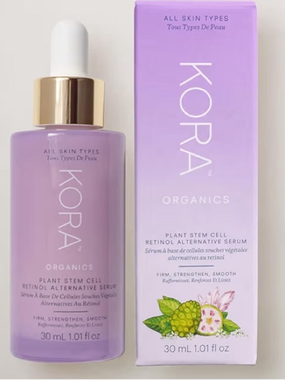 KORA Organics Plant Stem Cell Retinol Alternative Serum, 1.01 fl oz